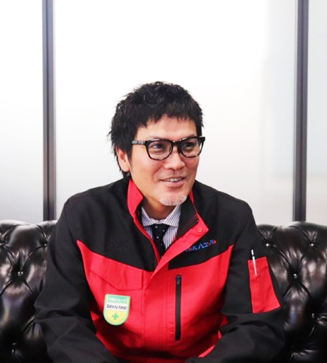 外薗建設⼯業株式会社 代表取締役社⻑ 外薗 太⼀郎の写真